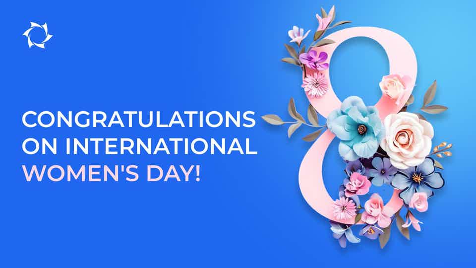 Company SOLARGROUP congratulates you, dear women!