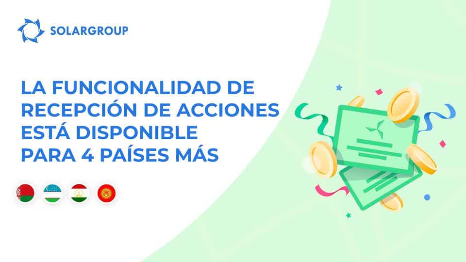 Abrimos la funcionalidad para Bielorrusia, Uzbekistán, Tayikistán y Kirguistán
