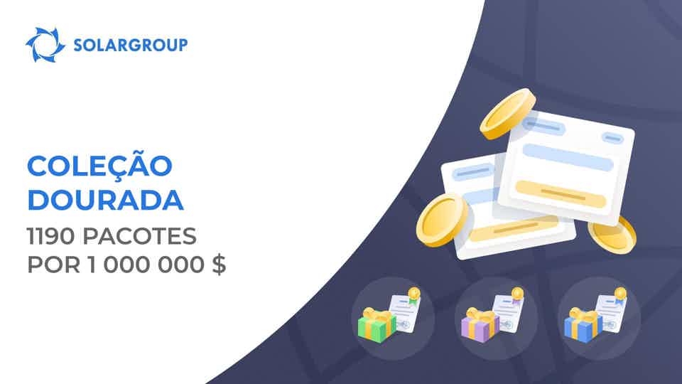 Liquide um pacote através de um único pagamento e receba produtos comerciais únicos