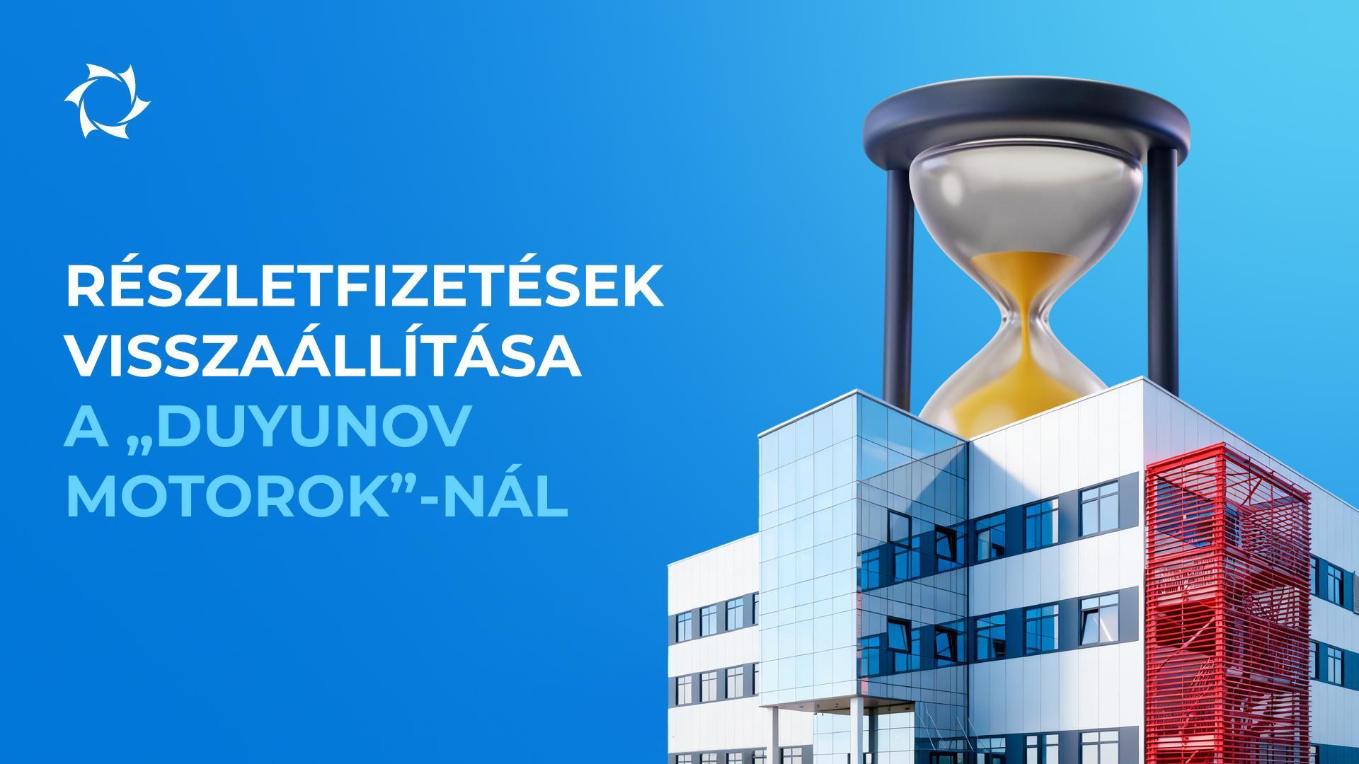 A törölt részletfizetések visszaállítása a «Sovelmash» TMTI indulásáig érvényben van