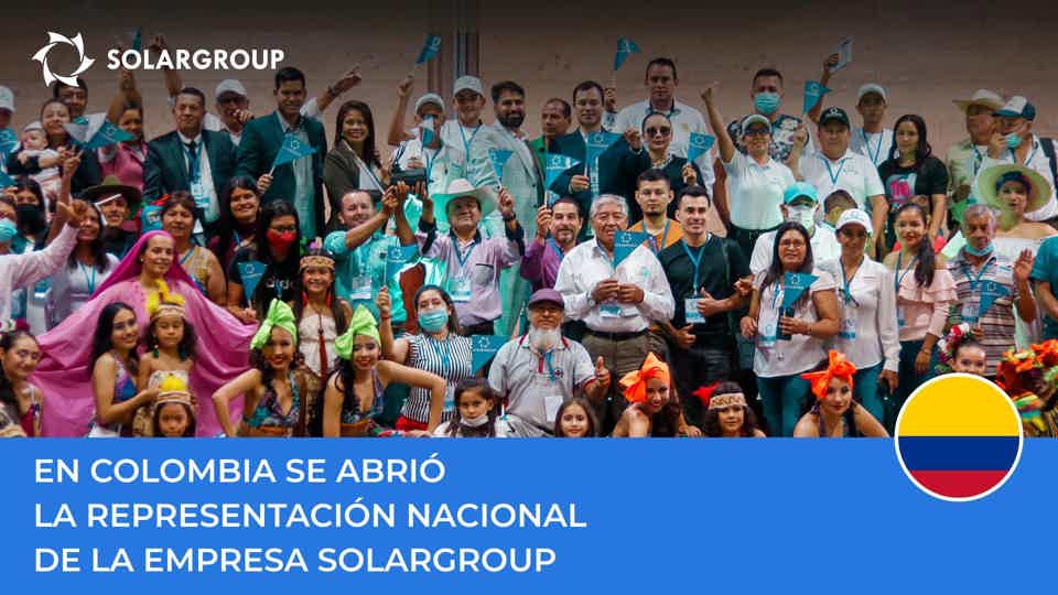 En Colombia se abrió la representación nacional de la empresa SOLARGROUP