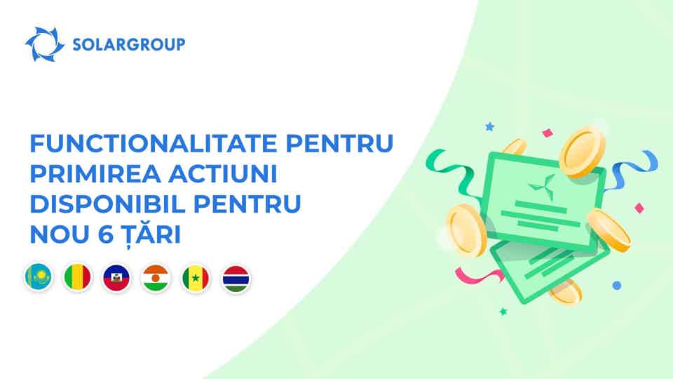 Oferim acces la funcționalitate pentru Kazahstan, Mali, Haiti, Niger, Senegal și Gambia