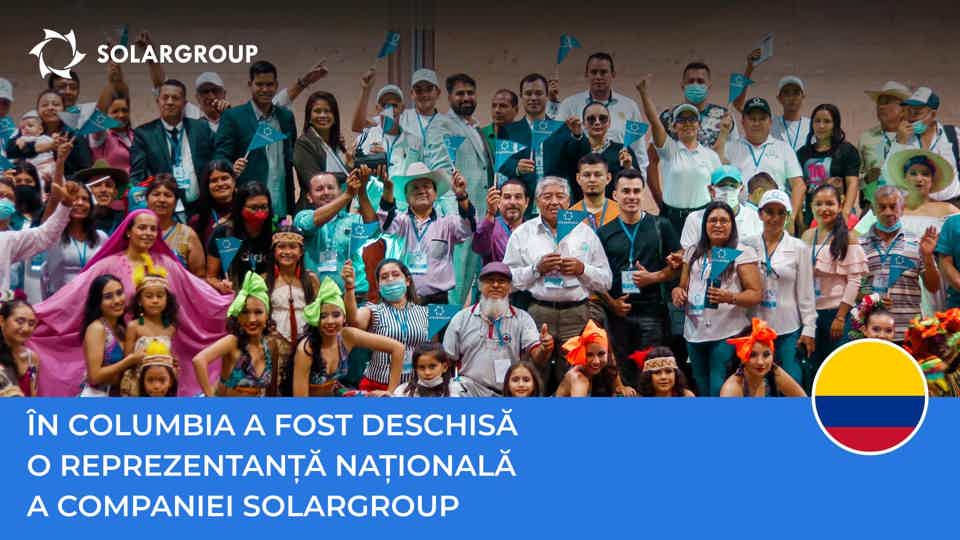 În Columbia a fost deschisă o reprezentanță națională a companiei SOLARGROUP