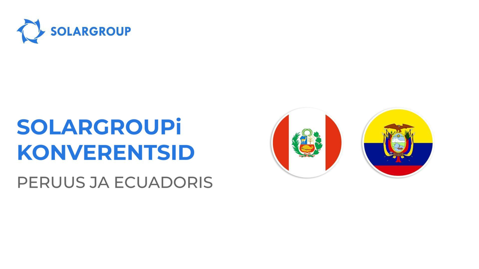 Ladina-Ameerika: SOLARGROUPi konverentside turnee jätkub