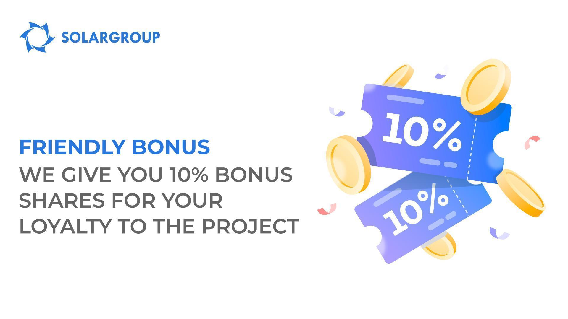 Pay for your investment package in full - and get the Friendly Bonus