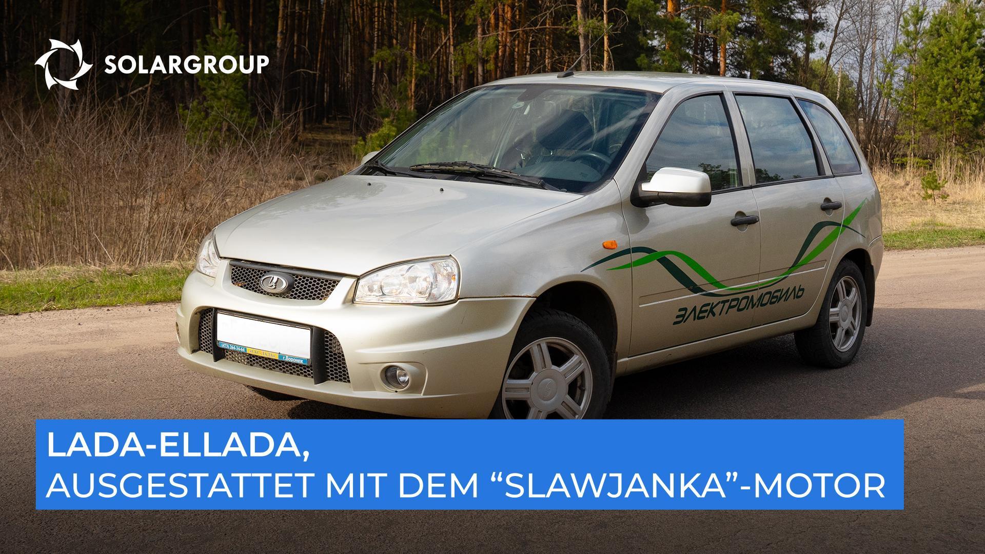 Schnell, leise und robust: Was haben die Lauftests des Elektroautos, ausgestattet mit dem "Slawjanka"-Motor, ergeben?