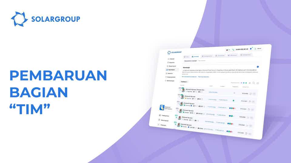 "Tim" Anda telah terstruktur | Pembaruan back office